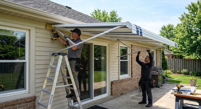 Aluminum Awning Replacement in Marin County, CA