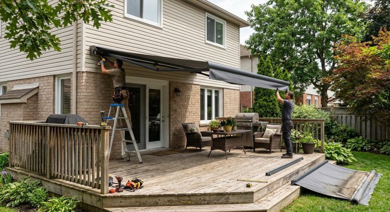 Deck Awning Replacement in Santa Rosa, CA