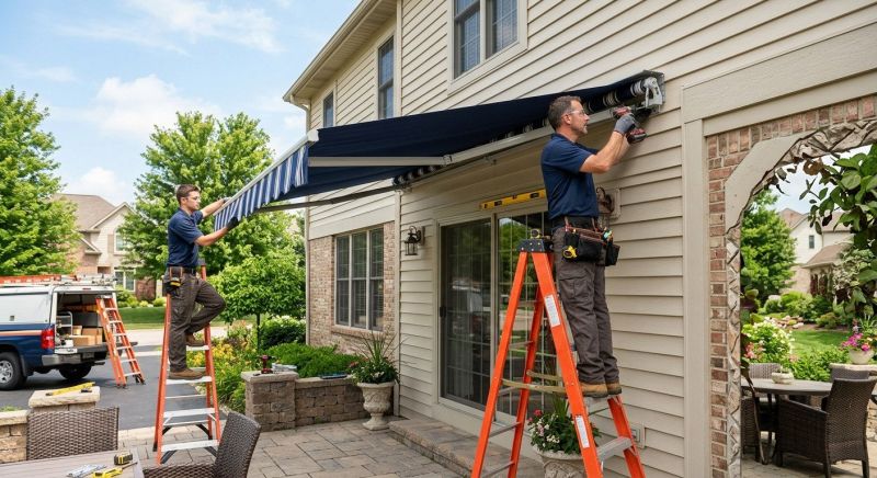 Retractable Awning Installation in Santa Rosa, CA