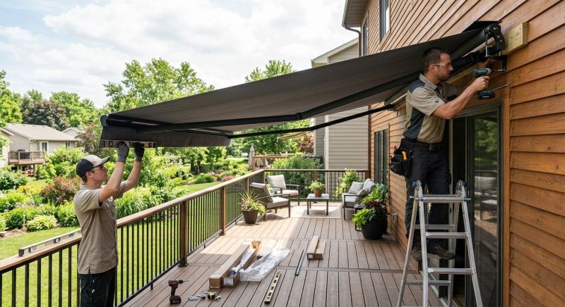 Retractable Awning Replacement in Sonoma County, CA