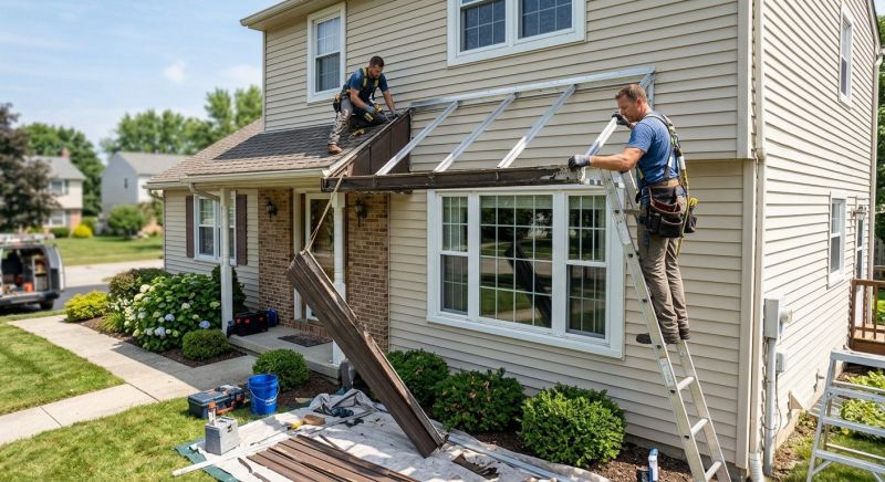 Aluminum Awning Replacement in Marin County, CA