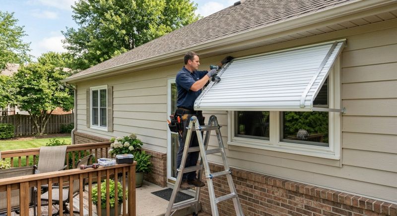 Aluminum Awning Replacement in Marin County, CA