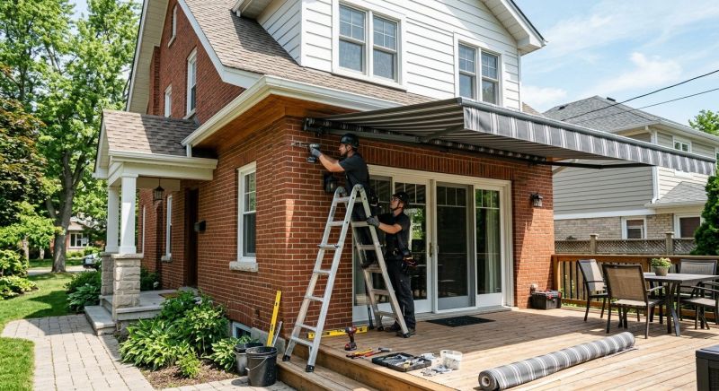 Custom Awnings Installation in Sonoma County, CA