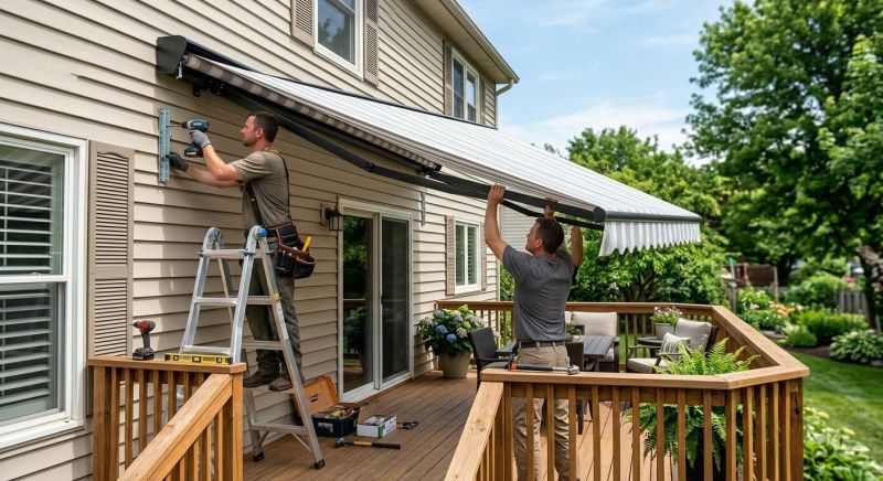 Deck Awning Installation in Marin County, CA