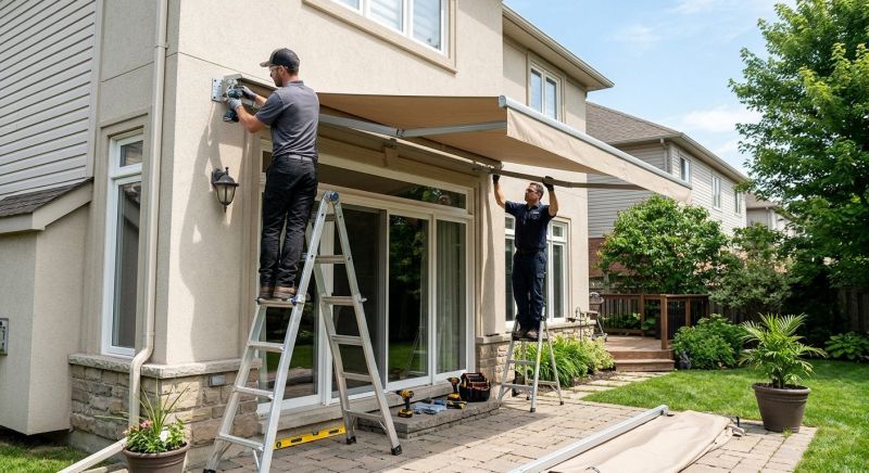 Deck Awning Installation in Marin County, CA