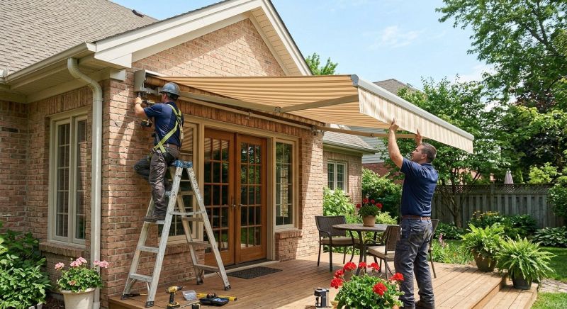 Deck Awning Installation in Marin County, CA