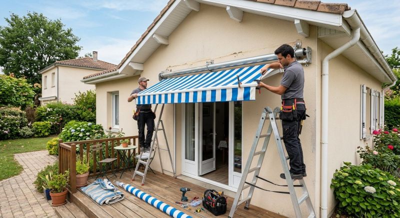 Deck Awning Installation in Santa Rosa, CA