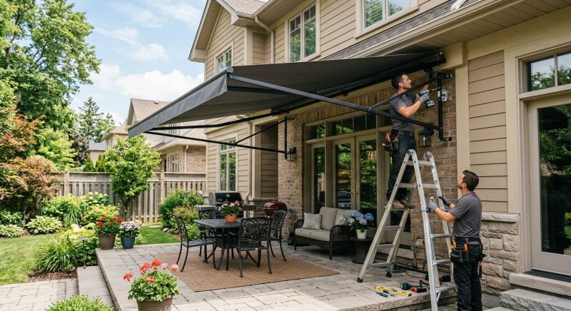 Deck Awning Installation in Santa Rosa, CA