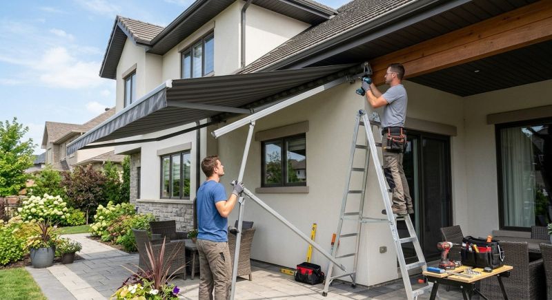 Deck Awning Installation in Santa Rosa, CA