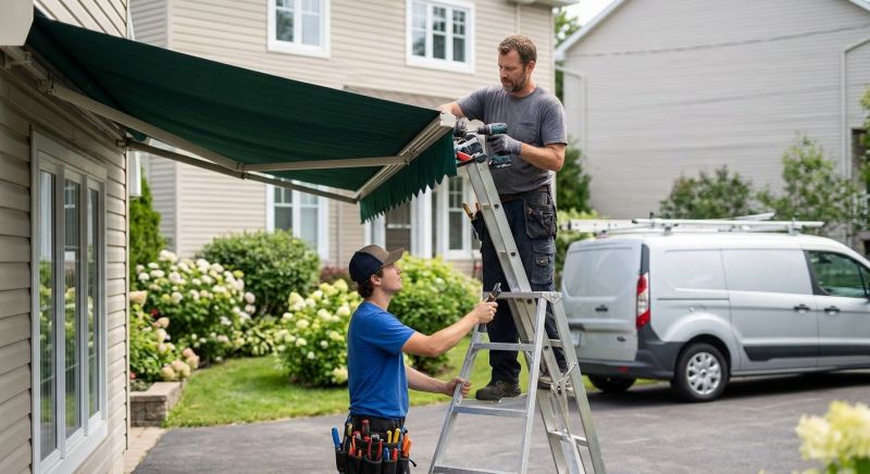 Fabric Awning Installation in Santa Rosa, CA