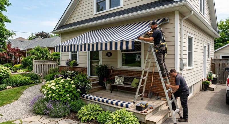 Fabric Awning Replacement in Marin County, CA