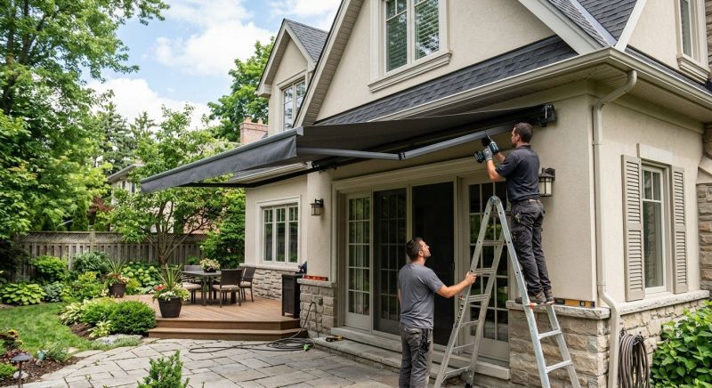 House Awning Installation in Sonoma County, CA