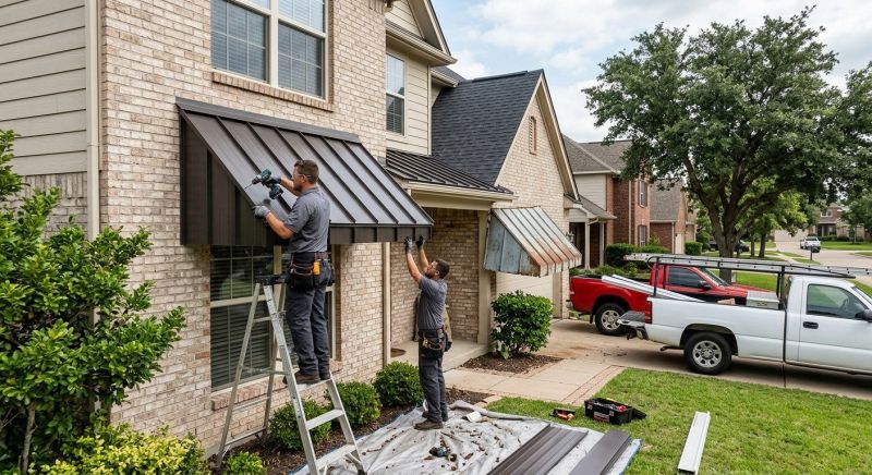Metal Awning Replacement in Sonoma County, CA