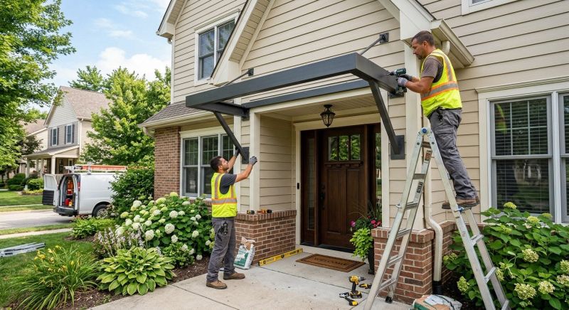 Metal Awning Replacement in Sonoma County, CA