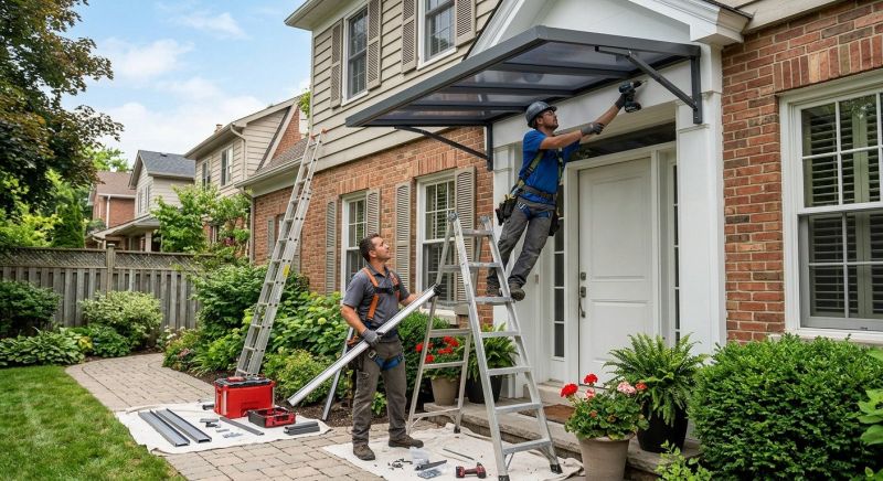 Metal Awning Replacement in Marin County, CA