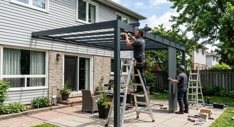 Metal Patio Cover Installation in Marin County, CA