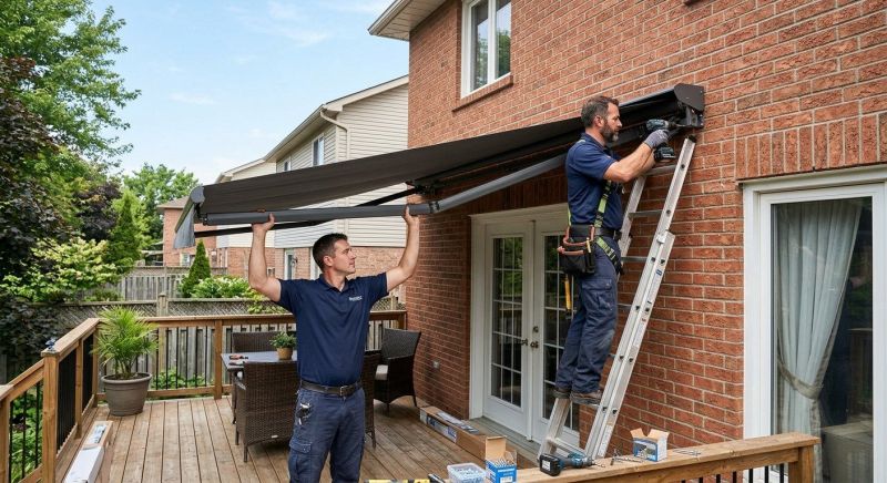Retractable Awning Installation in Sonoma County, CA