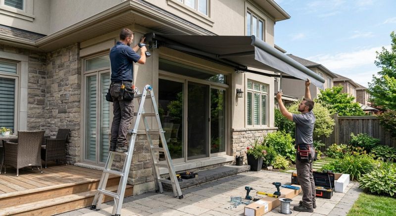 Retractable Awning Replacement in Marin County, CA