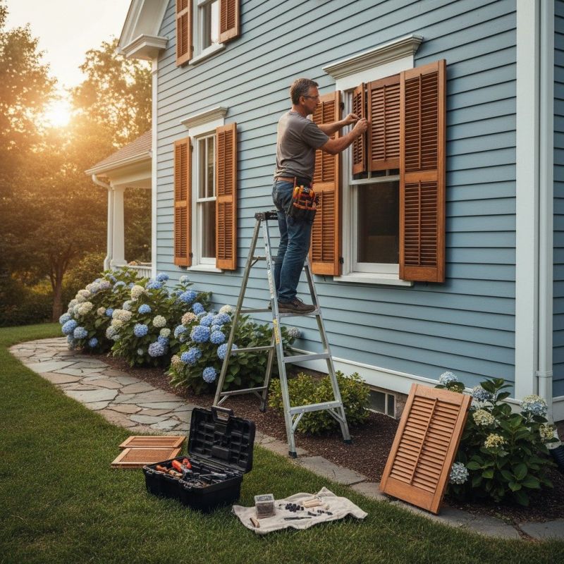 Shutter Handle Repair in Overland Park, KS